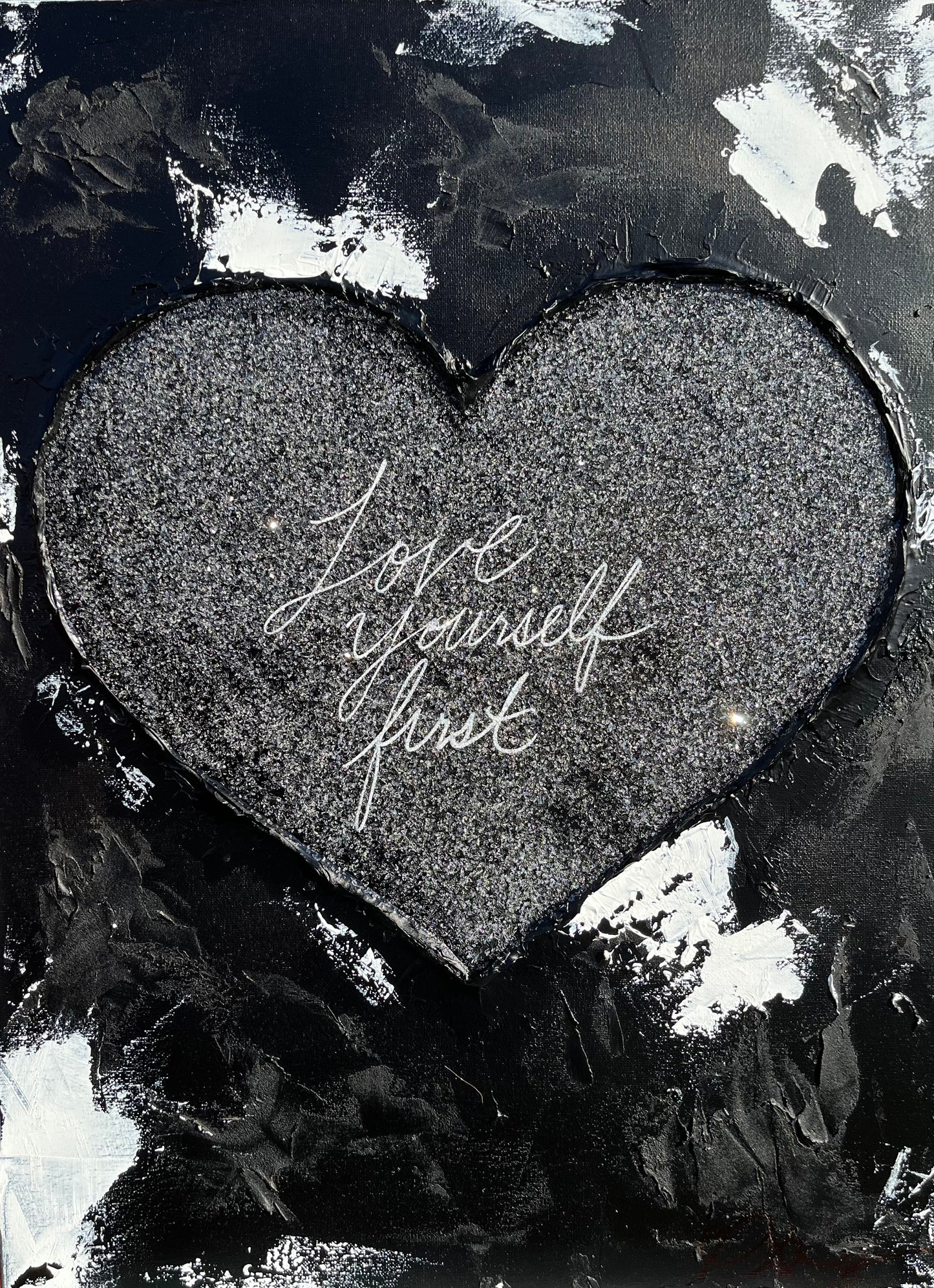 Love Yourself First (diamond dusted)